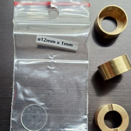 12mm lens for diode lasers. Brass free.